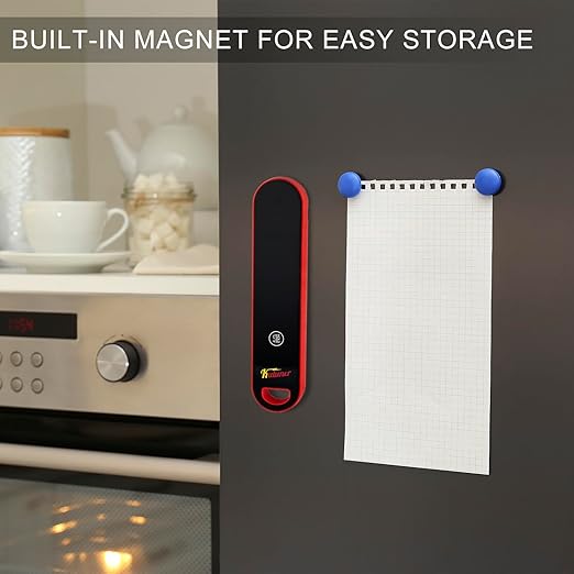 The Latest Thermocouple Instant Reading Meat Thermometer Digital,Faster Less Than 0.6 Second Response,IP67 Waterproof Thermometer Suitable for Grilling, Cooking,BBQ Gifts for Men (Red)