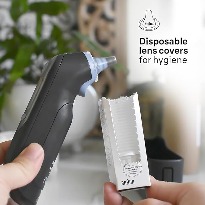 Braun ThermoScan 7 Digital Ear Thermometer for Adults, Babies & Infants, Age-Adjusted Fever Guidance, No. 1 Brand Recommended by Pediatricians