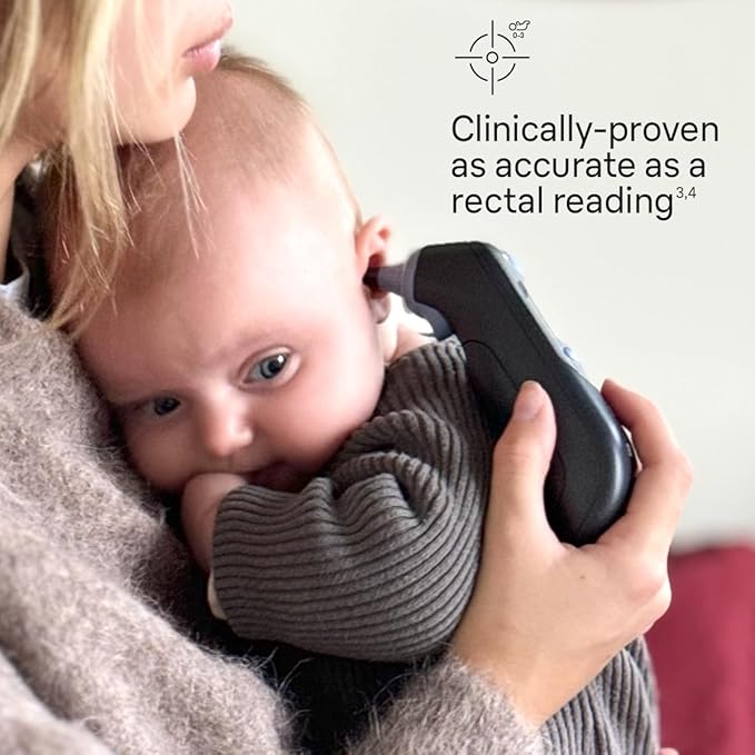 Braun ThermoScan 7 Digital Ear Thermometer for Adults, Babies & Infants, Age-Adjusted Fever Guidance, No. 1 Brand Recommended by Pediatricians