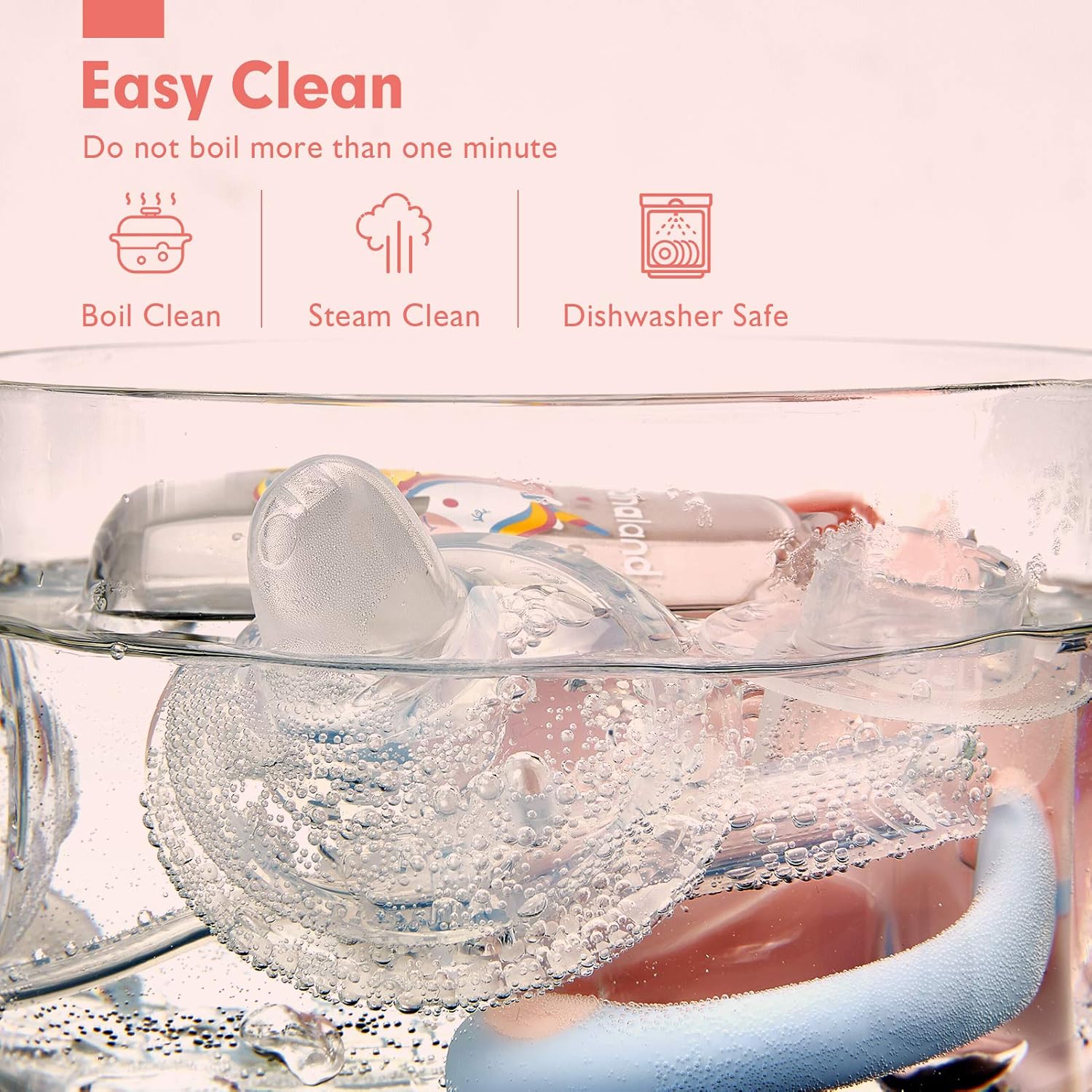 hahaland Sippy Cups for Baby 6-12 Months - 2 in 1 Spout & Straw Unicorns Sippy Cups for Toddlers 1-3 No Spill Transition Weighted Straw Cup (1 Cup with 2 Nipples)