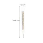 2Pc Glass Oral Temperature Adult: Free Clinic Armpit Fast Reading Fever Indicator