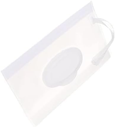 Transparent Baby Wipe Case Travel Holder Keeps Wipes Moist Set of Wet Wipes Holders Cases Portable Travel On The Go Refillable Dispenser Container, Diaper Wipe Holders