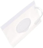 Transparent Baby Wipe Case Travel Holder Keeps Wipes Moist Set of Wet Wipes Holders Cases Portable Travel On The Go Refillable Dispenser Container, Diaper Wipe Holders