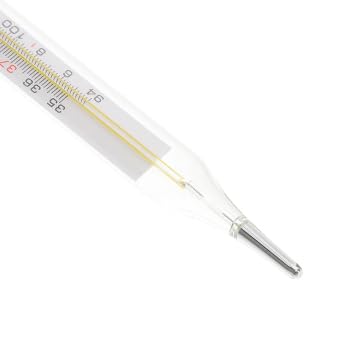 2Pc Glass Oral Temperature Adult: Free Clinic Armpit Fast Reading Fever Indicator