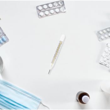 2Pc Glass Oral Temperature Adult: Free Clinic Armpit Fast Reading Fever Indicator