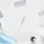 2Pc Glass Oral Temperature Adult: Free Clinic Armpit Fast Reading Fever Indicator