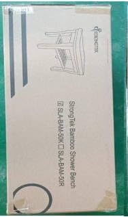 StrongTek Bamboo Shower Bench Seat with Cushion, Shower Stool with Storage Shelf, Lightweight, Non-Slip, Quick-Drain Design, 350 lbs Capacity, Ideal for Bathroom, Spa, Sauna, Living Room