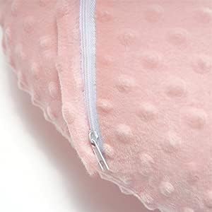 iEvolve Minky Nursing Pillow Cover Breast Feeding Pillow Cover Slipcover U Shape for Baby Boy Girl,Cover Only(Navyblue)