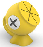 Li&Zhao Toddler Snack Cups - Baby Snack Containers Silicone Snack Cups for Toddlers Spill Proof Baby Food Catcher for Toddlers and Babies(Yellow)