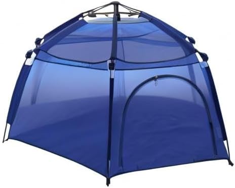 Alvantor Baby Playpen Play Yard 84"x84"x44”Large Kids Tents Pop Up Play Tent Indoor Outdoor Playhouse for Babies Toddlers Children Camping Playground Beach, 36-96 Months, Navy