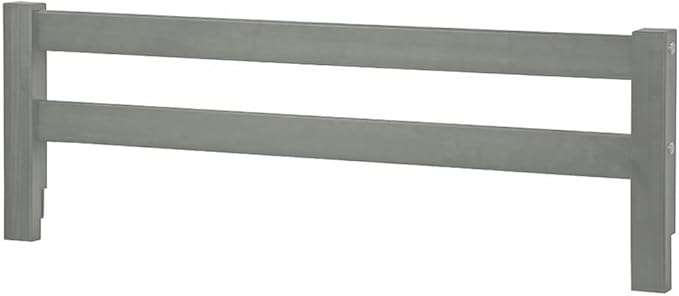 Safety Guard Rail for Baby, Kids, and Children - Solid Wood Safety Bed Rail for Toddlers - Easy Installation - Premium Protection for Bunk, Twin, Full, Queen and King Size Beds - (Steel / Storm Grey)