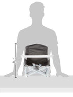 Regalo My Chair 2-in-1 Portable Travel Booster Seat & Activity Chair, Bonus Kit Includes, Oversized Removable Tray with Cup Holder, Gray