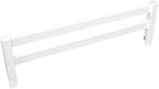 CC KITS Safety Guard Rail for Baby, Kids, and Children - Solid Wood Safety Bed Rail for Toddlers - Easy Installation - Premium Protection for Bunk, Twin, Full, Queen and King Size Beds - (White)