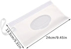 3Pcs White Wipe Case Travel Holder Keeps Wipes Moist Set of Wet Wipes Holders Cases Portable Travel On The Go Refillable Dispenser Container Diaper Wipe Holders Wipes Holders