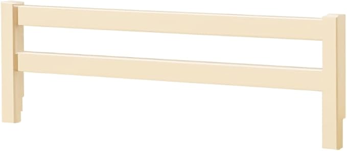 Safety Guard Rail for Baby, Kids, and Children - Solid Wood Safety Bed Rail for Toddlers - Easy Installation - Premium Protection for Bunk, Twin, Full, Queen and King Size Beds - (Cloud - Evolur)