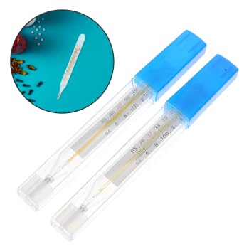 2Pc Glass Oral Temperature Adult: Free Clinic Armpit Fast Reading Fever Indicator