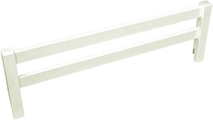 CC KITS Safety Guard Rail for Baby, Kids and Children - Solid Wood Safety Bed Rail for Toddlers - Easy Installation - Premium Protection for Bunk, Twin, Full, Queen and King Size Beds - (French White)