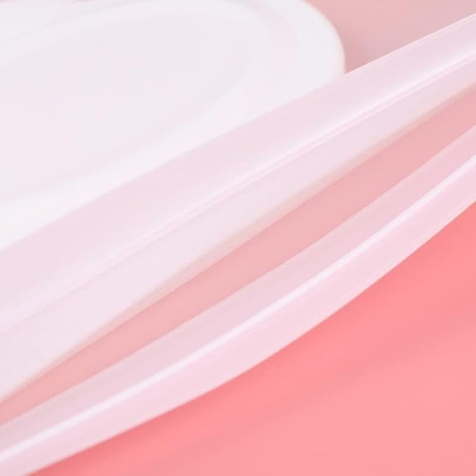 2Pcs White Baby Wipe Case Travel Holder Keeps Wipes Moist Set of On The Go Refillable Dispenser Container,Wet Diaper Wipes Holders Cases Portable Travel,Waterproof Wipe Container,Wipes and Holders