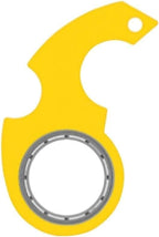 Key Flipping Keychain Spinner Spinning Key Ring Spinner for Car Key Pocket Spinning Stress Reliever Tool Fidget Spinners for Teen Man Women (Yellow)