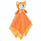 Pro Goleem Fox Security Blanket Orange Soft Baby Lovey Unisex Lovie Baby Gifts for Newborn Toddler Snuggle Toy Stuffed Animal 16 Inch