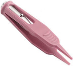 Infant Nose Cleaning Tweezer with LED Light Round-Head Safe and Effective Clip Care Ear Nose Navel Clean Tool Nipper Plier Pincet Forceps for Relieves Stuffy Nose