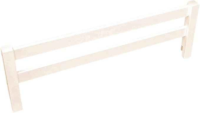 CC KITS Safety Guard Rail for Baby, Kids, and Children - Solid Wood Safety Bed Rail for Toddlers - Easy Installation - Premium Protection for Bunk, Twin, Full, Queen and King Size Beds - (Ivory Lace)