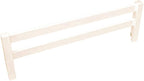 CC KITS Safety Guard Rail for Baby, Kids, and Children - Solid Wood Safety Bed Rail for Toddlers - Easy Installation - Premium Protection for Bunk, Twin, Full, Queen and King Size Beds - (Ivory Lace)