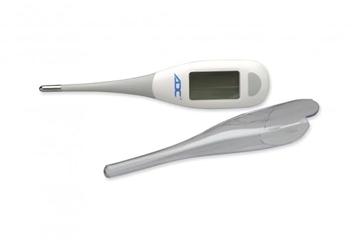 ADC Fast Read Digital Thermometer, Flexible Tip and Large Quick Read LCD Display with Color-coded Backlighting