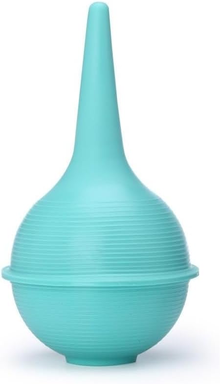 Rubber Bulb Syringe Set – 2 oz & 3 oz Ear Wax Removal Syringe, Nasal Aspirator for Mucus Rinse, Gentle Ear Cleaning Bulb