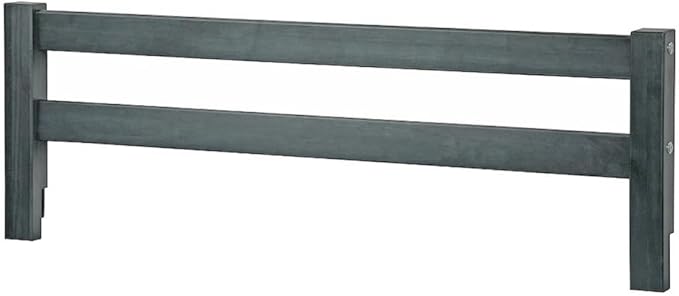 Safety Guard Rail for Baby, Kids, and Children - Solid Wood Safety Bed Rail for Toddlers - Easy Installation - Premium Protection for Bunk, Twin, Full, Queen and King Size Beds - (Arctic Grey)