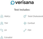 Women’s Health Test – Comprehensive Home Test for 7 Important Health Markers – CLIA Certified Lab Analysis – Verisana