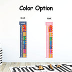 Sungwon Personalized Kids Canvas Growth Chart, Height Chart, Train