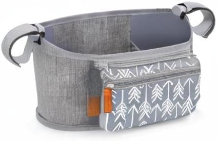 Accmor Universal Stroller Organizer with Detachable Phone Bag, Stroller Bag Caddy Organizer Stroller Accessories for Uppababy, Baby Jogger, Nuna, Doona, Britax Strollers