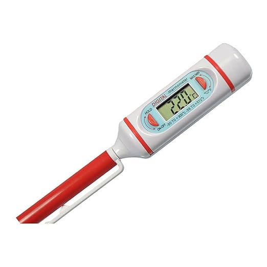 Thermco ACC3105DIG Laboratory Long Stem Digital Thermometer, 5" Stem Length, -50 to 150°C Range, +/-1.0°C Accuracy