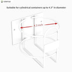 Wipes Holder, Wall Bracket for Cleaning Wipes - Two Ways of Installation: Wall-Mount & Adhesive Stickers - Ideal for Kitchen Bathroom Household Office Classroom Gym - No Wipes Included