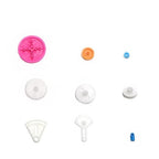 Fielect 85Pcs Plastic Gear Kit DC Motor Gears Kit DIY Gear Assortment Accessories Set for Motor Robot Various Gear Axle Belt Bushings