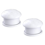 AOSITE Child Safety Magnetic Cabinet Locks Keys, 2 Pack Universal Replacement Keys Child Proof Extra Stronger Magnet Baby Locks for Cabinets and Drawers with Adhesive, 2 Key Holders Included