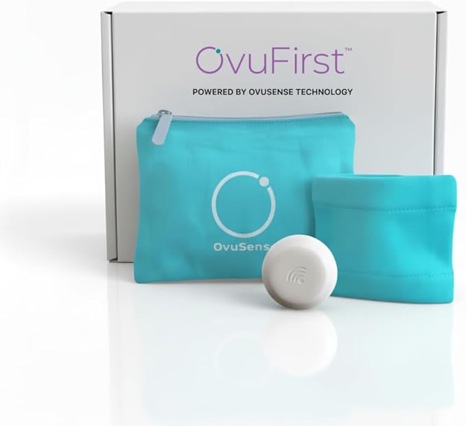 OvuFirst Fertility Monitor – Wearable Ovulation Tracker & Fertility Sensor with App | Clinically Proven to Confirm Ovulation & Support PCOS Cycles