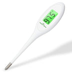 Easy@Home 8 Sec Fast Reading Digital Oral Thermometer for Adult, Kid and Baby, Oral, Rectal and Underarm Temperature Measurement for Fever with Two-Color LCD Display Backlit and Alarm EMT-A12