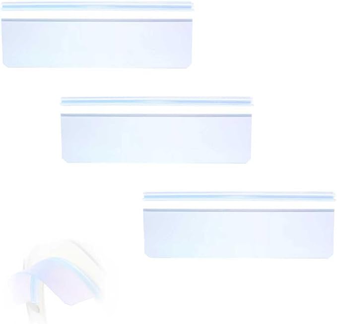 Toilet Seat Urine Splash Guard Set Prevents Spillage，Easy to Clean, Portable Toilet Urine Shield for Boys Bathroom Training Urine Deflector Splash Shield for Kids Adults Toilet Splash Guard (3)