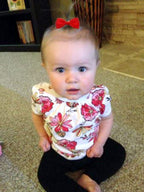 80PCS 2 Inches Baby Bows Hair Ties Mini Boutique Hair Bows Durable Elastic Rubber Ribbon Hair Band Accessories for Toddlers Infants Kids Under 2 Years Old