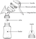 Manual Breast Pump for Breastfeeding, Small Portable Manual Breast Milk Catcher Baby Feeding Pumps & Accessories