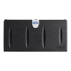 Commercial Baby Changing Station, Wall-Mount, Black, 34.25W x 15.38H inches, 50 lb Capacity