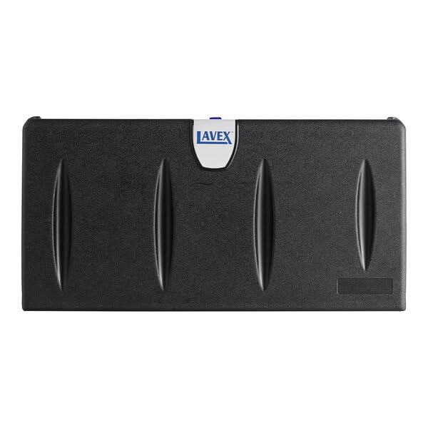 Commercial Baby Changing Station, Wall-Mount, Black, 34.25W x 15.38H inches, 50 lb Capacity