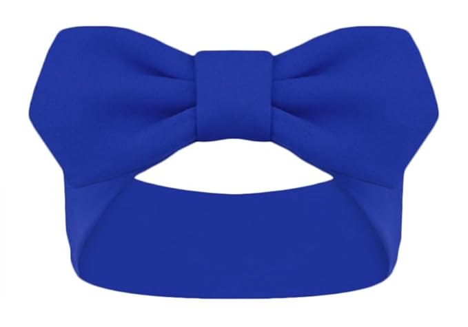 Creative Knitwear Creighton Bluejays Infant Girls Royal Solid Hair Knot Headband Embroidered Logo - Size Newborn - 4T