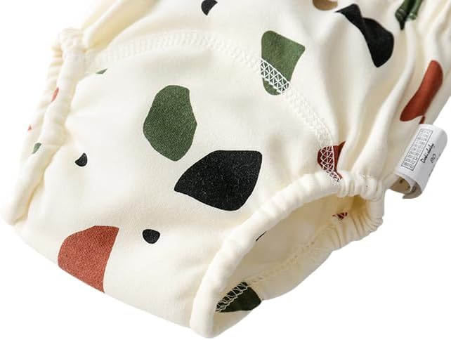 Baby Training Underpants,Soft Cotton Absorbent Potty Training Underwear For Baby Boys And Girls 6 Pack