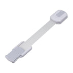 Child Safety Cabinet Locks (6 Pack) – Adjustable Baby Proofing Strap Latches with Strong 3M Adhesive – No Drill Childproof Locks for Drawers, Cabinets, Fridge, Door, Closet, Grey