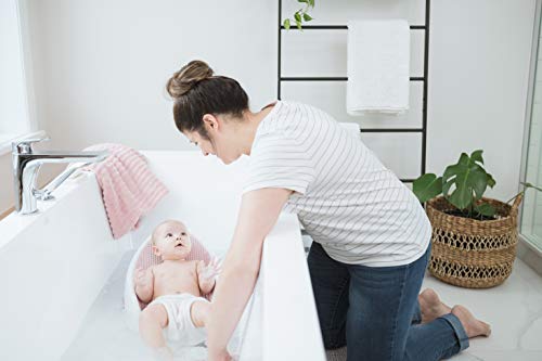 Angelcare Baby Bath Support (Pink) | Ideal for Babies Less Than 6 Months Old (Pack of 2)