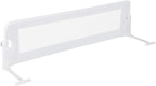 BABY JOY Bed Rails for Toddlers, Extra Long, Swing Down Safety Bed Guard for Convertible Crib, Folding Baby Bedrail for Kids Twin, Double, Full Size Queen & King Mattress (60-Inch, White)