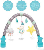Taf Toys Activity Arch Ideal for Infant & Toddlers, Fits Stroller & Pram. with Fascinating Toys, Stimulates Baby’s Senses and Motor Skills Development. Mini Moon Arch
